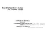 Photo 3 - JD AS MS Series Technical Manual Front Wheel Drive Axles CTM4687