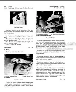 Photo 3 - JD JD500-C Technical Manual Loader Backhoe TM1038