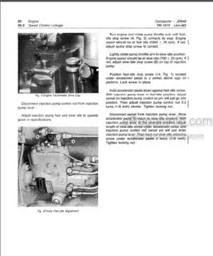 Photo 4 - JD JD646 Technical Manual Compactor TM1073