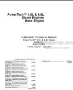 Photo 6 - John Deere PowerTech 4.5L 6.8L Technical Manual Diesel Engine CTM104 17Dec09