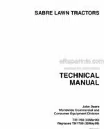 Photo 4 - JD Sabre 1438GS-2046HV Technical Manual Lawn And Garden Tractors TM1769