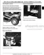 Photo 2 - JD Sabre 1454.2GS 1642HS 17.542HS Technical Manual Lawn Tractors