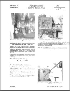 Photo 9 - Fiat 55-65 70-65 60-65 80-65 Workshop Manual Tractors 06910093