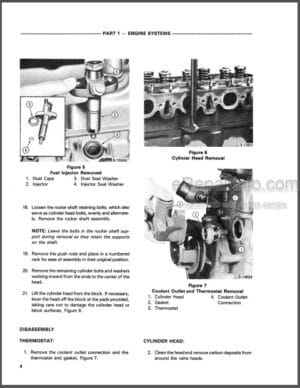 Photo 9 - Ford New Holland 555A 555B 655A Service Manual Tractor Loader Backhoe 40055540A 40055540B