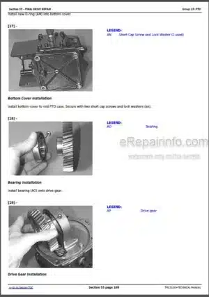 Photo 7 - John Deere Z625 Z645 Z655 Z665 Diagnistic And Repair Manual EZtrak Residential Mower TM113119