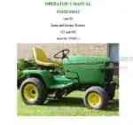 Photo 6 - John Deere 425 445 Operators Manual Lawn And Garden Tractors OMM144042