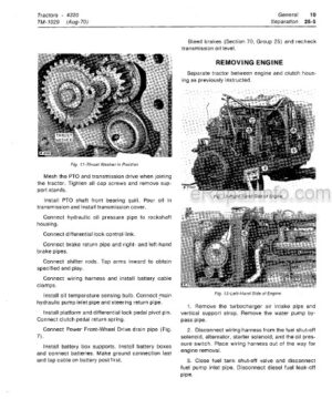 Photo 5 - John Deere 4320 Repair Manual Tractor TM1029