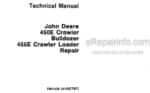 Photo 5 - John Deere 450E 455E Repair Manual Crawler Bulldozer Crawler Loader TM1330