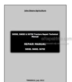 Photo 5 - John Deere 5055E 5065E 5075E Repair Manual Tractors TM900919