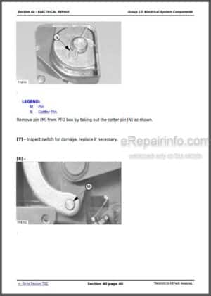 Photo 7 - John Deere 410B 410C 510B 510C Repair Manual Backhoe Loaders TM1469