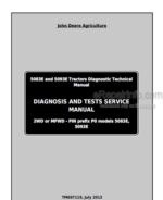 Photo 4 - John Deere 5083E 5093E Diagnosis And Tests Service Manual Tractors TM607119