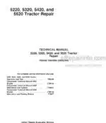 Photo 5 - John Deere 5220 5320 5420 5520 Repair Manual Tractors TM2048