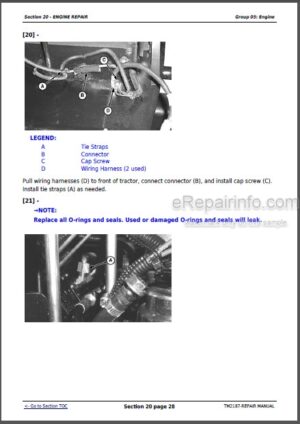 Photo 8 - John Deere 5225 5325 5425 5525 5625 5603 Repair Manual Tractors TM2187
