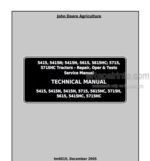 Photo 4 - John Deere 5415 5415N 5415H 5615 5615HC 5715 5715HC Repair Manual Tractors TM6019