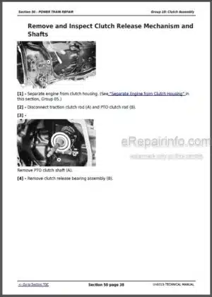 Photo 12 - John Deere 5415 5415N 5415H 5615 5615HC 5715 5715HC Repair Manual Tractors TM6019