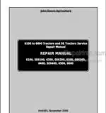 Photo 4 - John Deere 6100-6600 SE6100-SE6400 Repair Manual Tractors TM4493