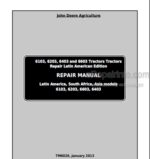 Photo 4 - John Deere 6103 6203 6403 6603 Repair Manual Tractors TM6020