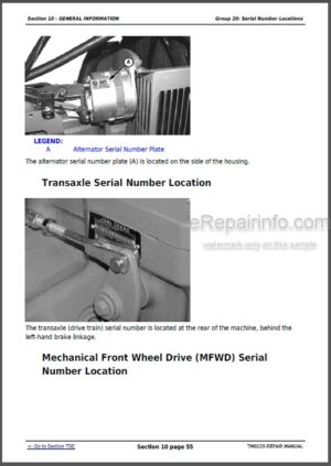 Photo 7 - John Deere Horicon Repair Manual Hydraulic Attachments TM1593