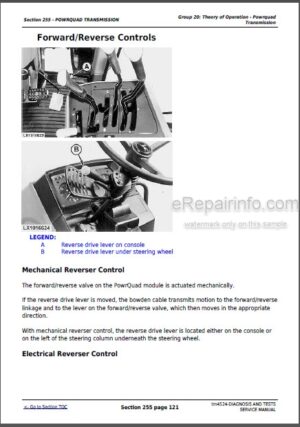 Photo 7 - John Deere 5103 5103S 5203 Technical Repair Manual Tractors TM2041