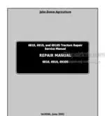 Photo 4 - John Deere 6810 6910 6910S Repair Manual Tractors TM4566