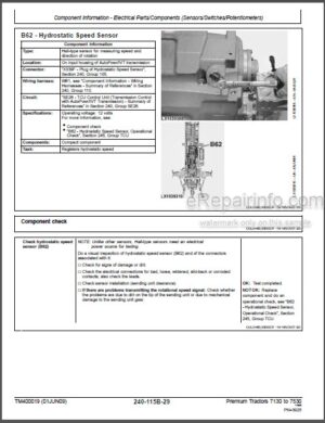 Photo 10 - John Deere 7130 Premium - 7530 Premium Diagnostics Technical Manual Tractors TM400019