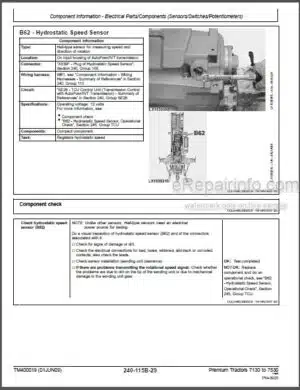 Photo 1 - John Deere 7130 Premium - 7530 Premium Diagnostics Technical Manual Tractors TM400019