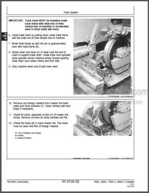 Photo 7 - John Deere 750C 850C 750C Series II 850C Series II Repair Manual Crawler Dozer TM1589