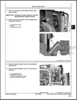 Photo 7 - John Deere X710 X730 X734 X738 X739 Diagnostic And Repair Technical Manual TM142319
