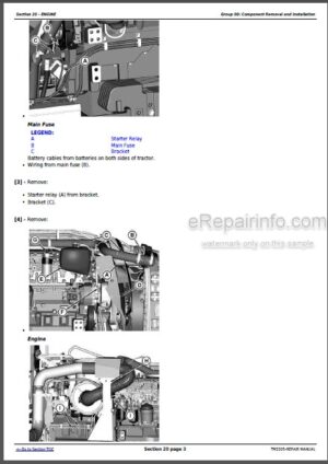 Photo 2 - John Deere 8230T 8330T 8430T Repair Manual Tractors TM2205