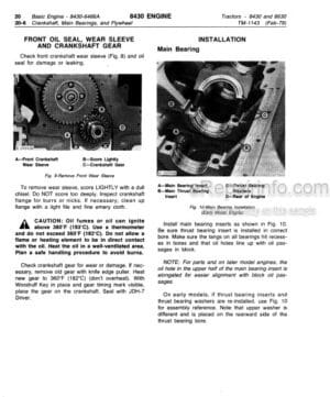 Photo 8 - John Deere 9400 9500 9600 Repair Manual Combines TM1401