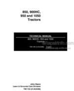 Photo 4 - John Deere 850 900HC 950 1050 Repair Manual Tractors TM1192