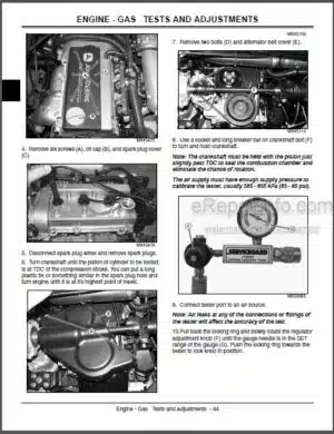Photo 1 - John Deere 852i XUV Repair Manual Gator Utility Vehicle TM107119