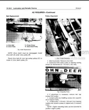 Photo 7 - John Deere JD310 Technical Manual Loader Backhoe TM1036