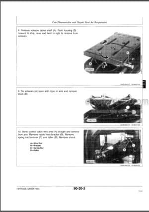 Photo 7 - John Deere 9400 9500 SideHill 9600 9500 Diagnostics And Repair Technical Manual Maximizer Combines TM1402S