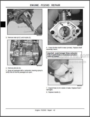 Photo 2 - John Deere CS CX Repair Manual Gator Light Duty Utility Vehicles TM2119