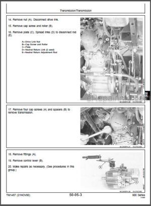 Photo 7 - John Deere Gator HPX 4x2 4x4 Technical Manual Utility Vehicle TM2195
