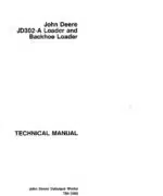 Photo 5 - John Deere JD302-A Technical Manual Backhoe Loader TM1090