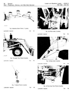 Photo 9 - John Deere JD302-A Technical Manual Backhoe Loader TM1090