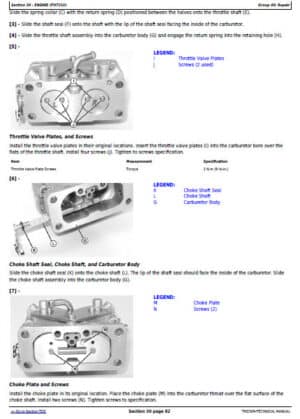 Photo 7 - John Deere 400G Repair Manual Crawler Bulldozer TM1412