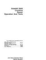 Photo 5 - John Deere SideHill 9500 Operation And Tests Manual Combine TM1545