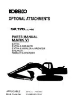 Photo 3 - Kobelco Mark VI SK170LC-6E Parts Manual Hydraulic Excavator Attachments S3YM01801ZE02