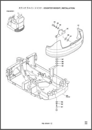 Photo 6 - Kobelco SK09SR Parts Manual Hydraulic Excavator S3PA00003ZE01