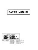 Photo 3 - Kobelco SK115SR-1E SK115SRL-1E Parts Manual Hydraulic Excavator S3YV00005ZE07