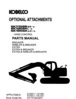 Photo 3 - Kobelco SK115SRDZ1E SK135SRL-1E SK135SRLC-1E Hand Control Parts Manual Hydraulic Excavator Attachments
