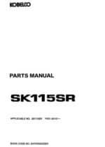 Photo 3 - Kobelco SK115SR Parts Manual Hydraulic Excavator SYV00003ZE01