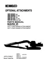 Photo 3 - Kobelco SK200-BE 200LC-BE  210-BE 210LC-BE 210NLC-BE Parts Manual Hydraulic Excavator Attachments S3YN03704ZE01