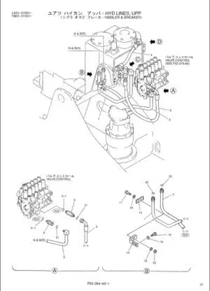 Photo 10 - Kobelco SK200SR SK200SRLC Parts Manual Hydraulic Excavator Attachments S3YB01801ZE01