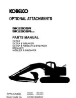 Photo 3 - Kobelco SK200SR SK200SRLC Parts Manual Hydraulic Excavator Attachments S3YB01802ZE03