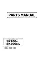 Photo 3 - Kobelco SK200V SK200LCV Parts Manual Hydraulic Exacvator S3YN1514 2