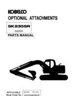 Photo 3 - Kobelco SK235SR Parts Manual Hydraulic Excavator Attachment S3YF03402ZE02